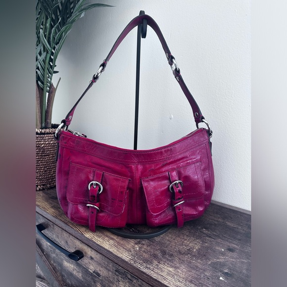 Coach elegant leather Shoulder Bag - Picture 1 of 8